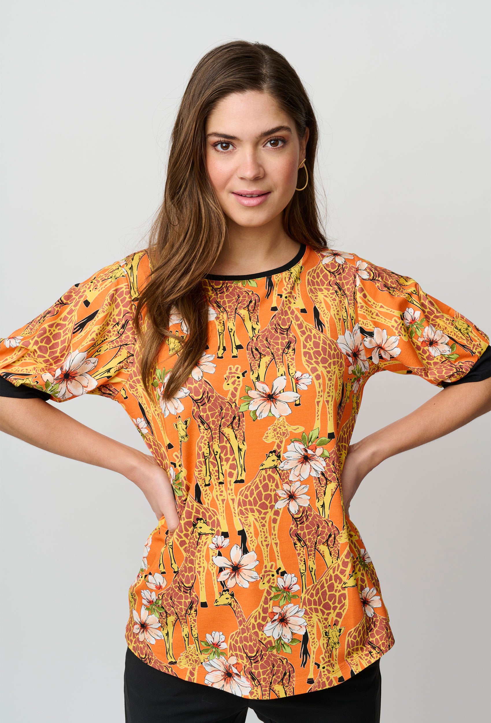 SHIRTMAKER SHBecca T-Shirt 036 Orange