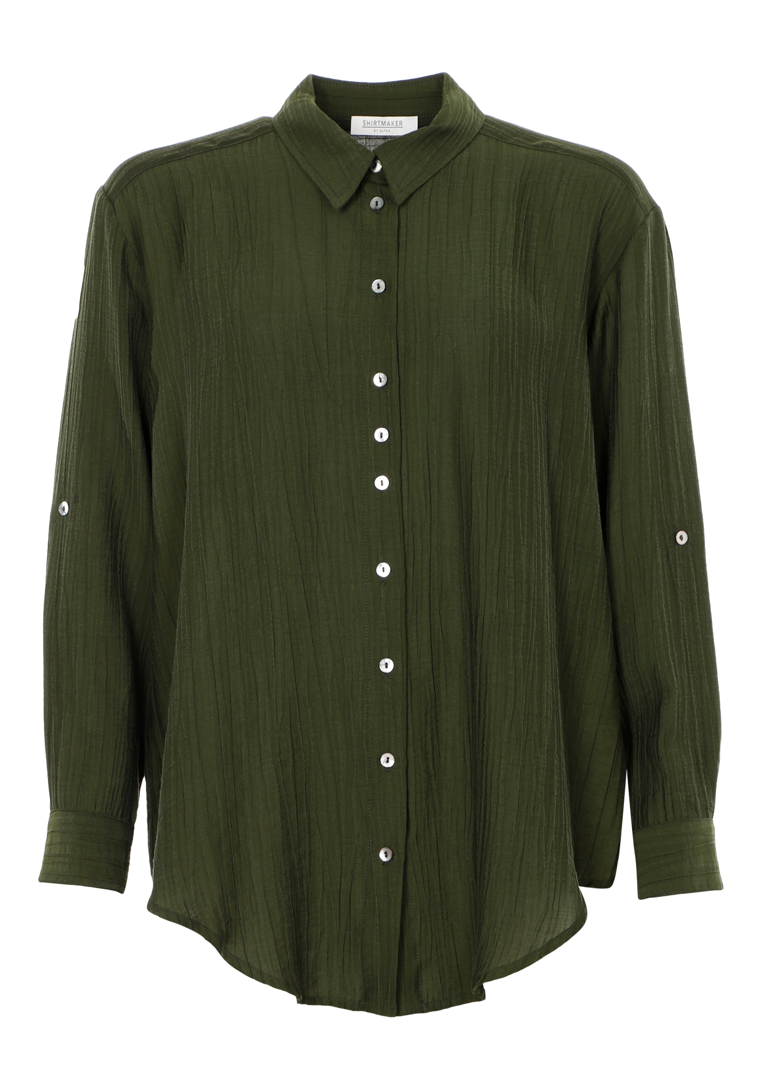 SHIRTMAKER SHBelle Skjortebluser 147 Dark Olive Green