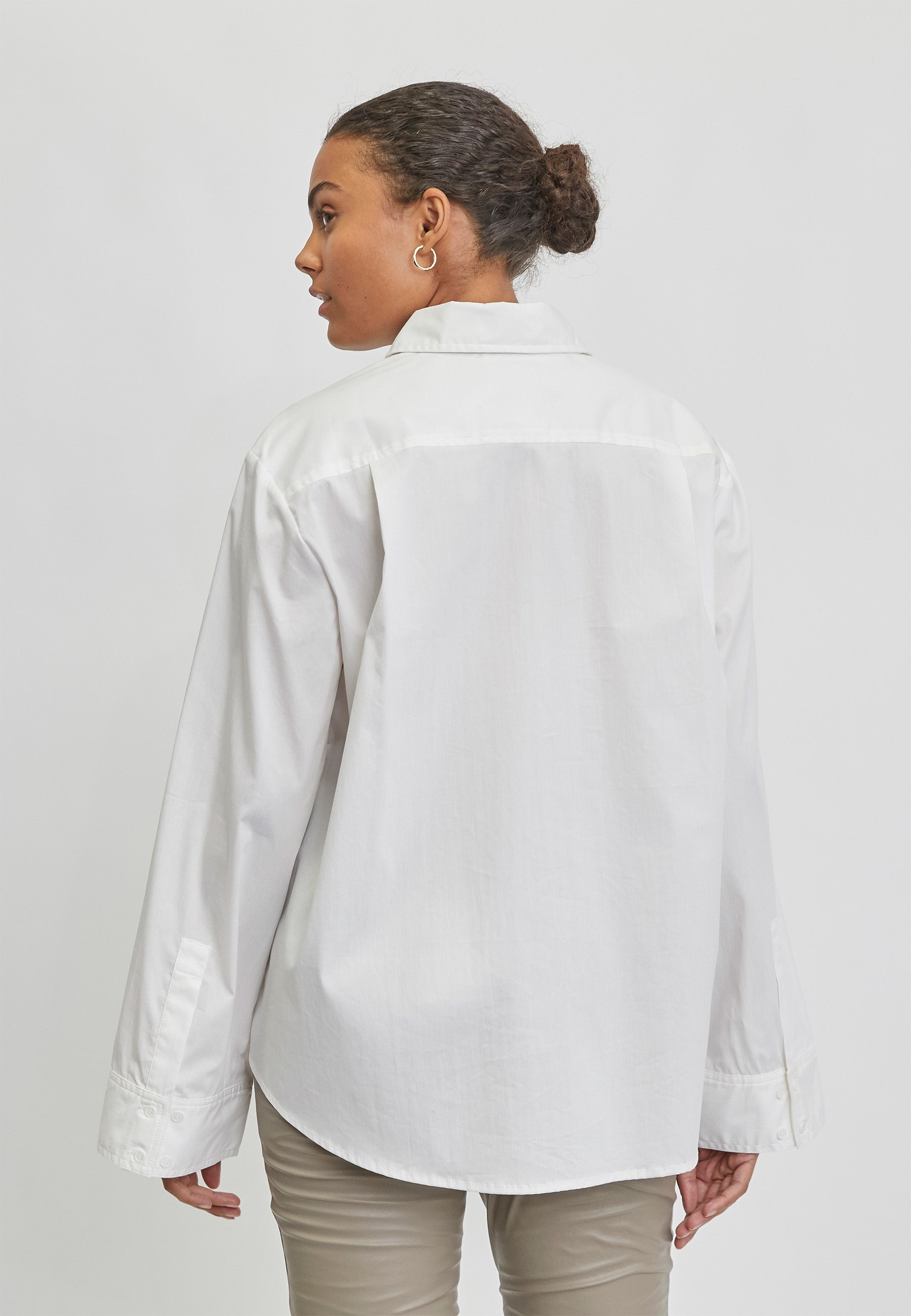 SHIRTMAKER SHBitten Skjortebluser 9000 WHITE