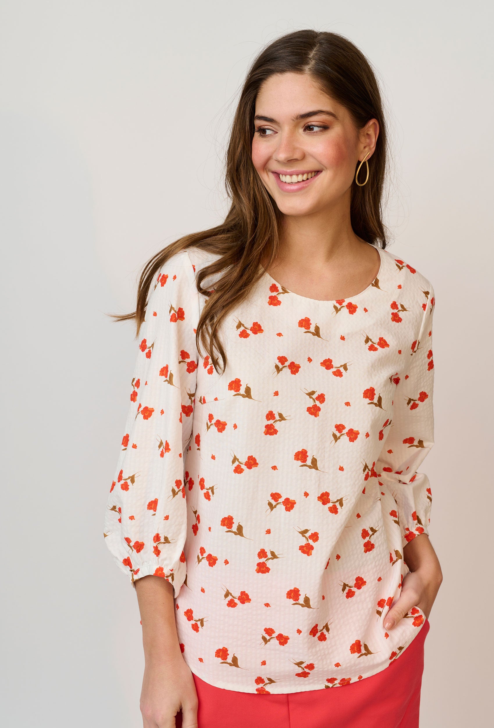 SHIRTMAKER SHCheri Bluser 015 Red