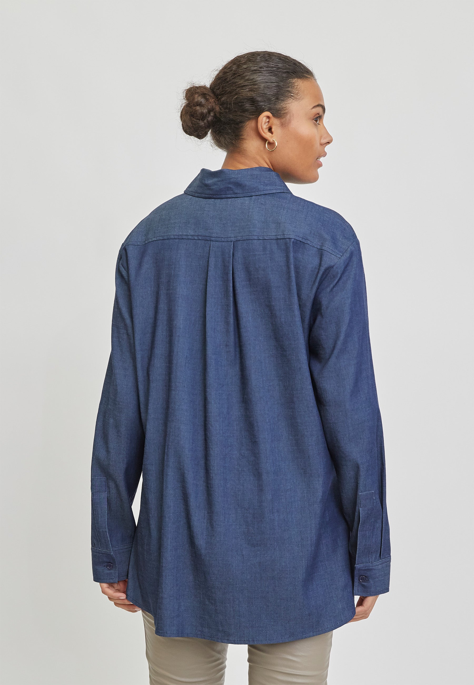 SHIRTMAKER SHDiba Skjortebluser 5501 DENIM BLUE