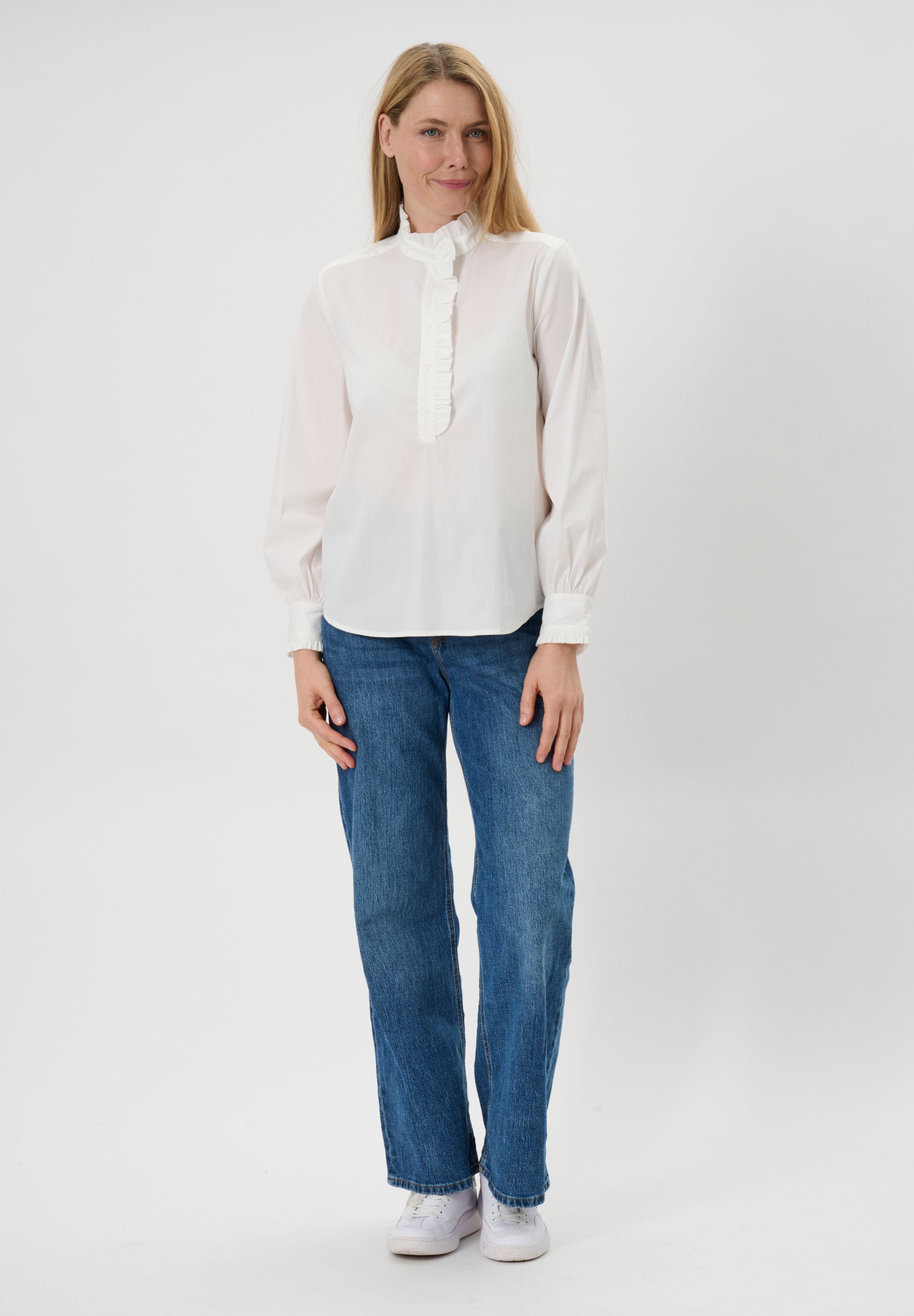SHIRTMAKER SHJannie Skjortebluser 9000 WHITE