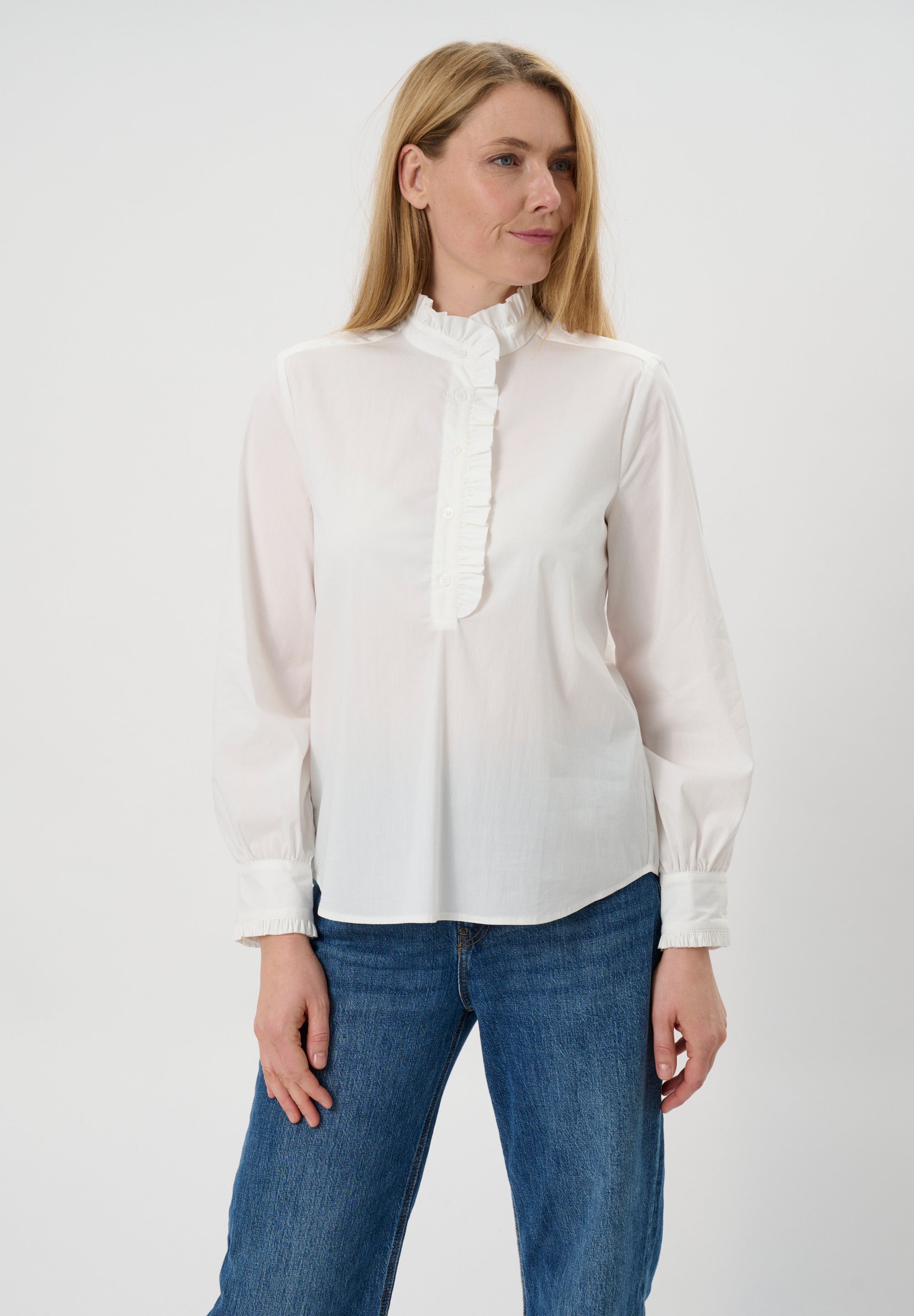 SHIRTMAKER SHJannie Skjortebluser 9000 WHITE