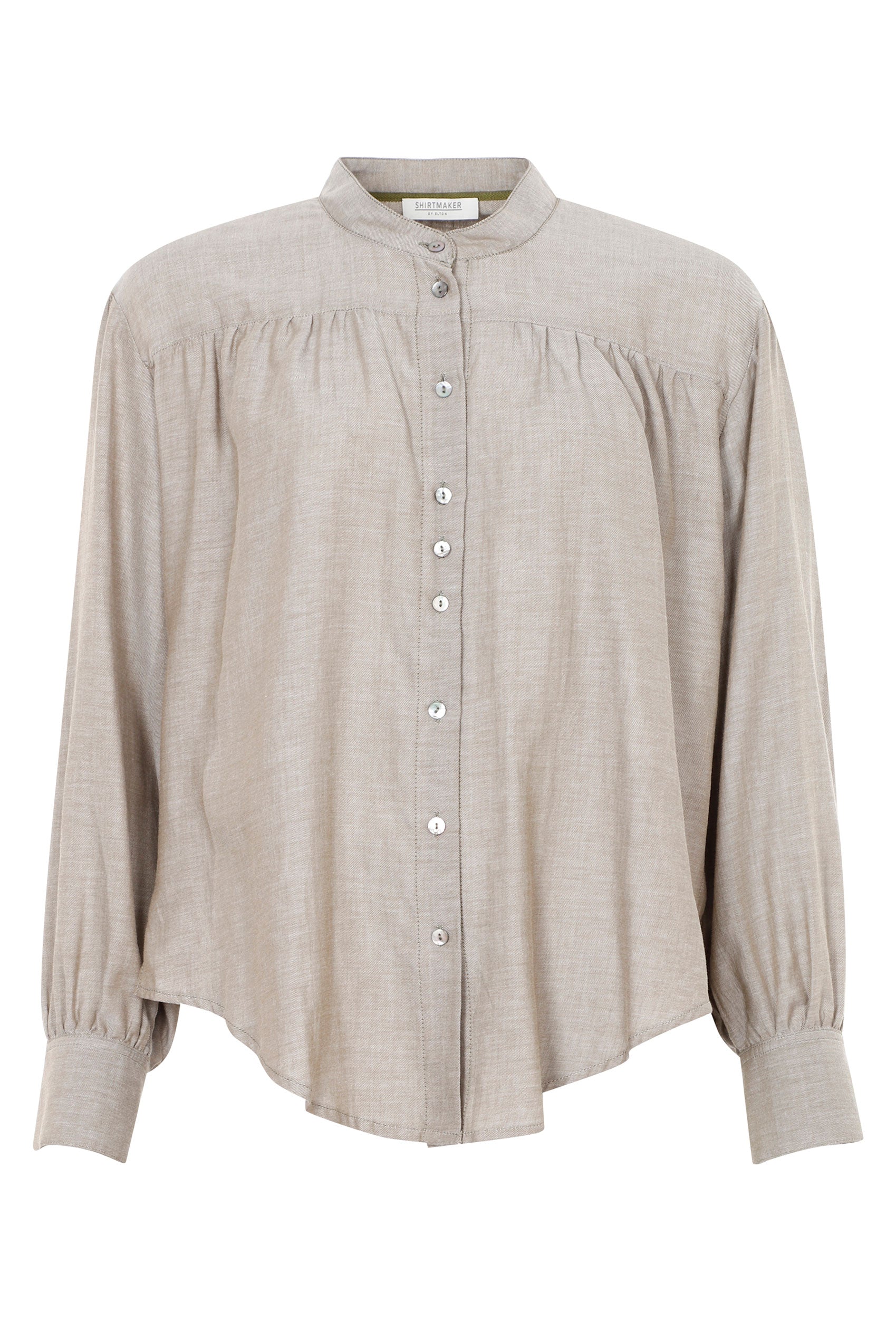 SHIRTMAKER SHJenna Skjortebluser 003 Khaki