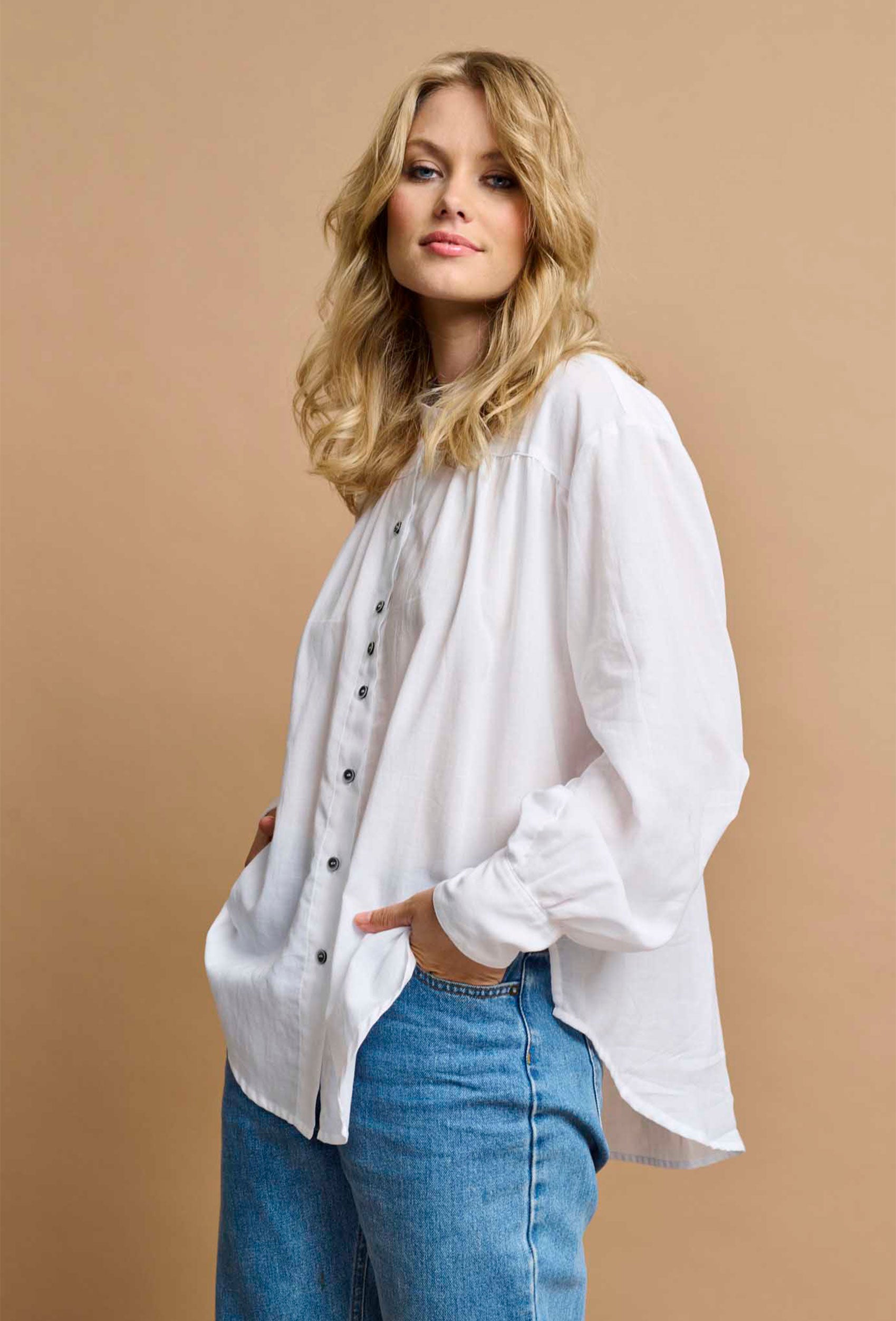 SHIRTMAKER SHJenna Skjortebluser 006 White
