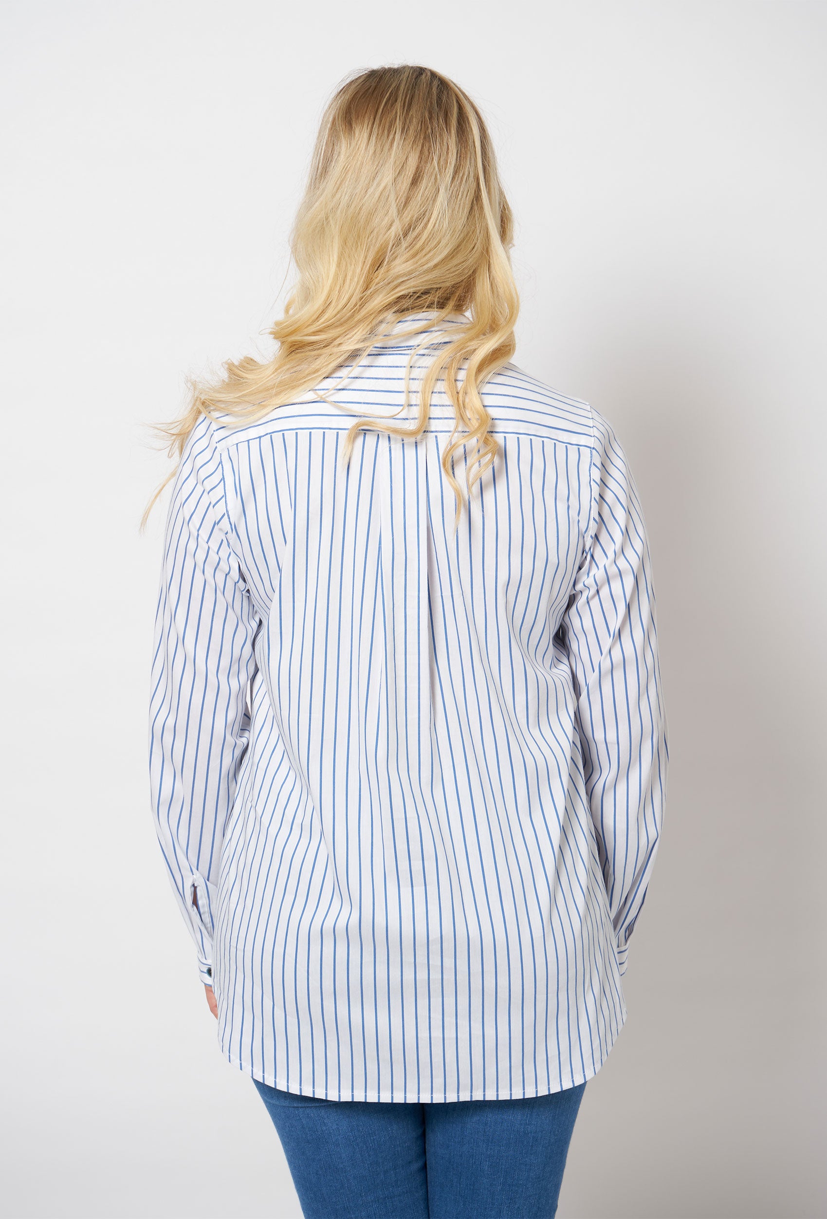 SHIRTMAKER SHJennifer Skjortebluser 266 Cobalt Blue