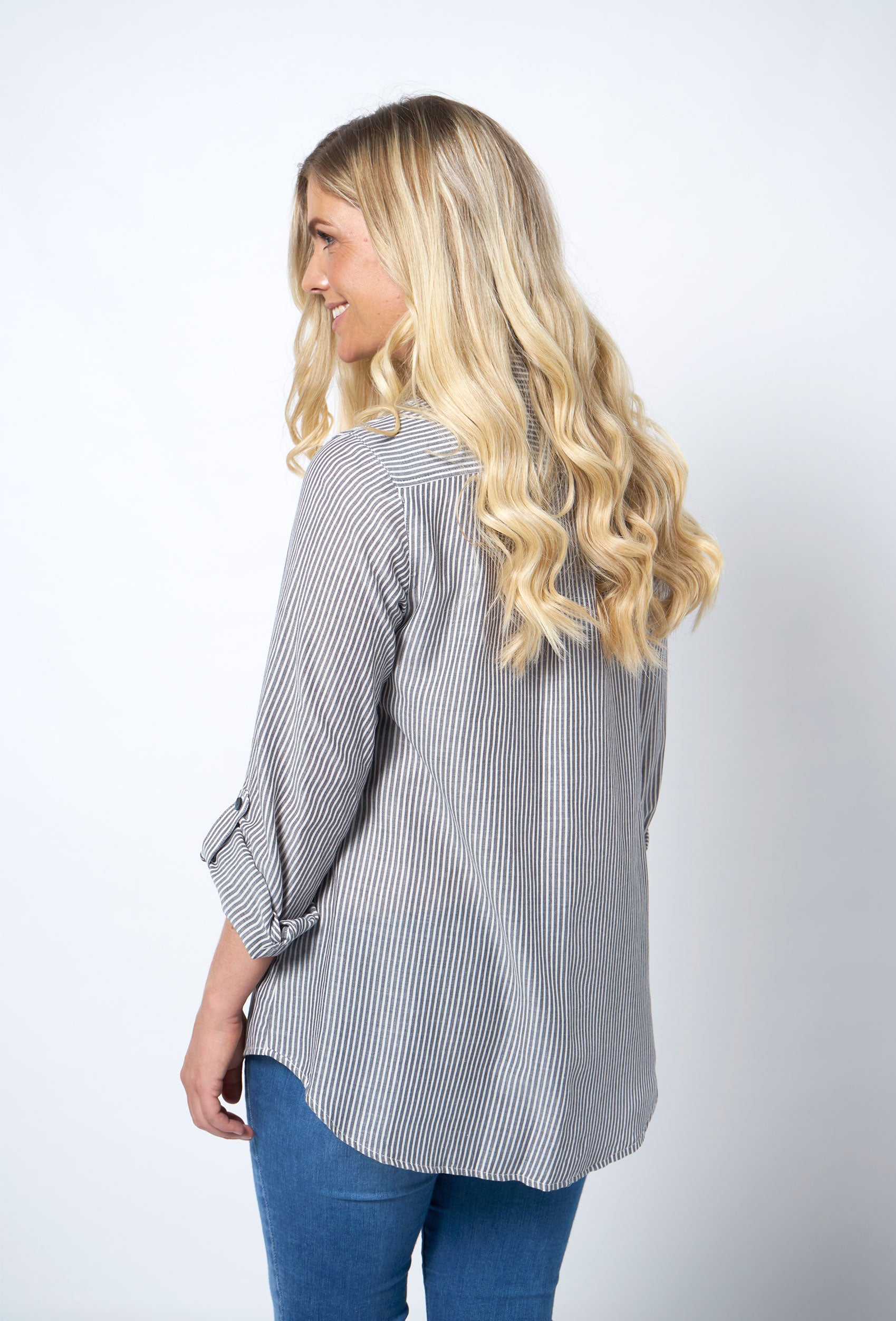 SHIRTMAKER SHJennifer Skjortebluser 009 Navy blue