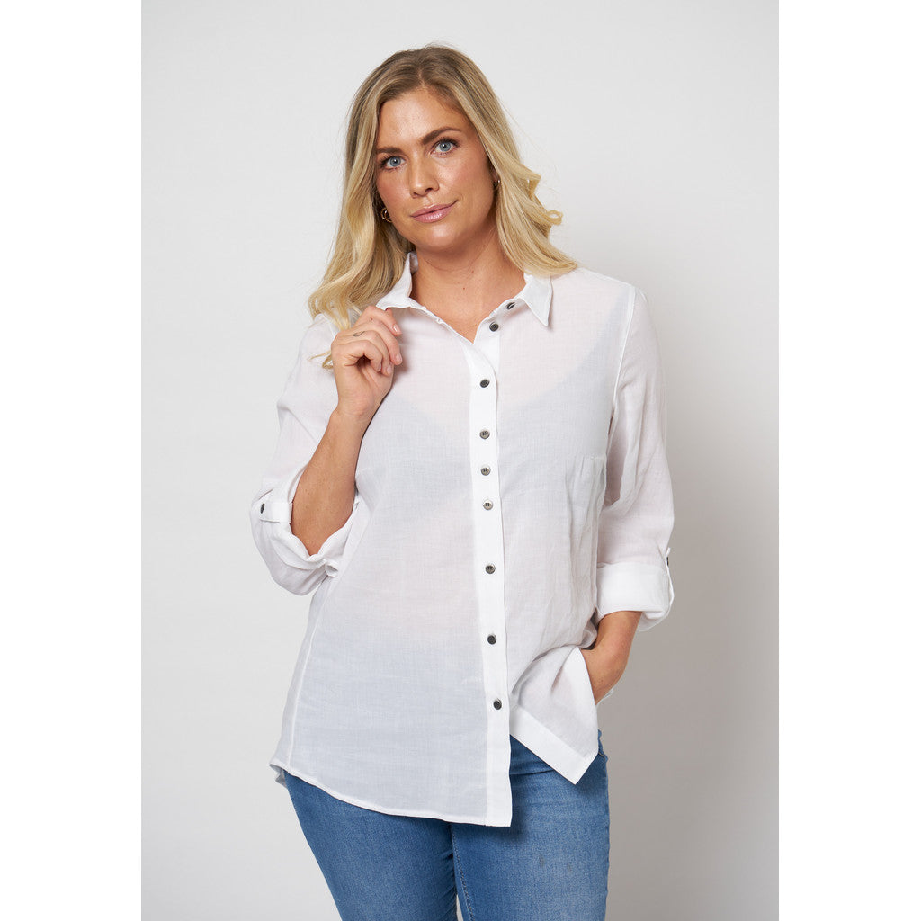 SHIRTMAKER SHJennifer Skjortebluser 006 White