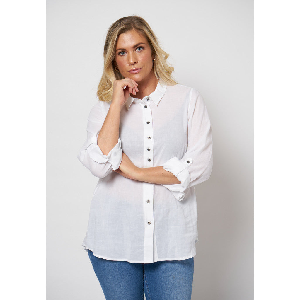 SHIRTMAKER SHJennifer Skjortebluser 006 White
