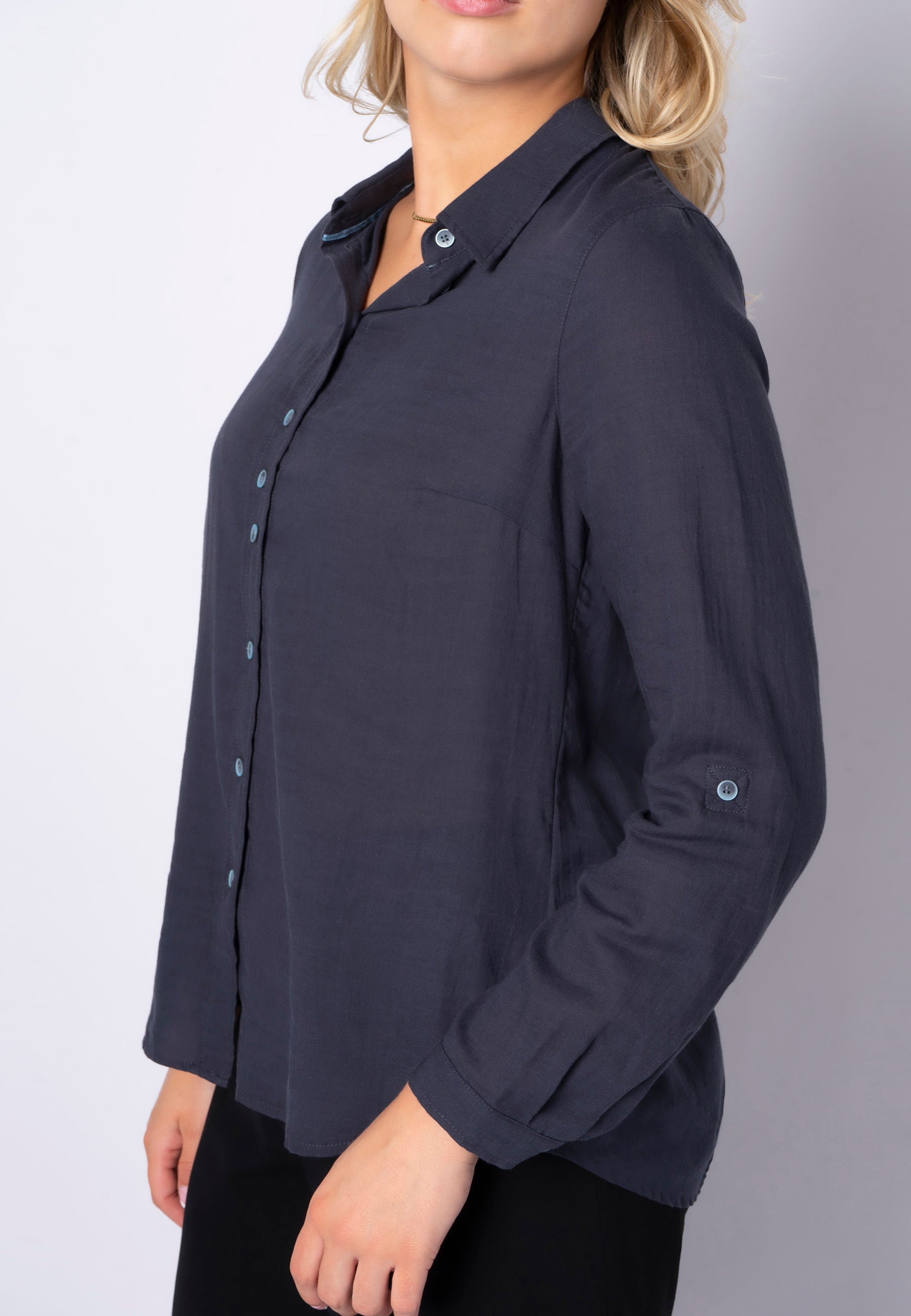 SHIRTMAKER SHJennifer Skjortebluser 009 Navy blue