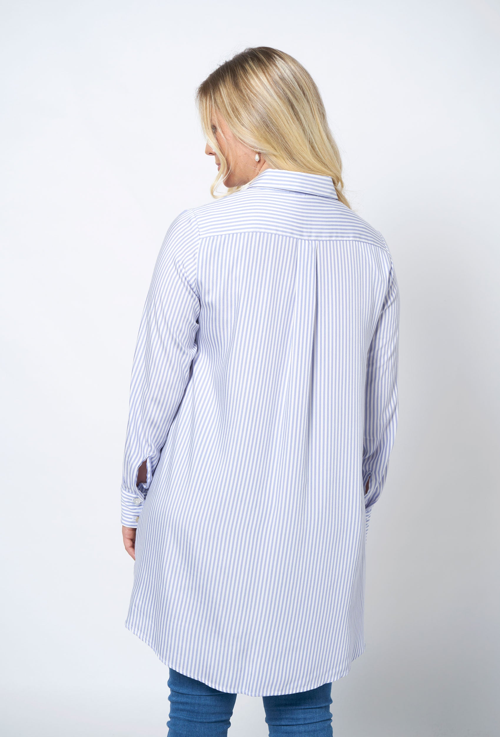SHIRTMAKER SHJennifer Skjortebluser 164 jacaranda blue