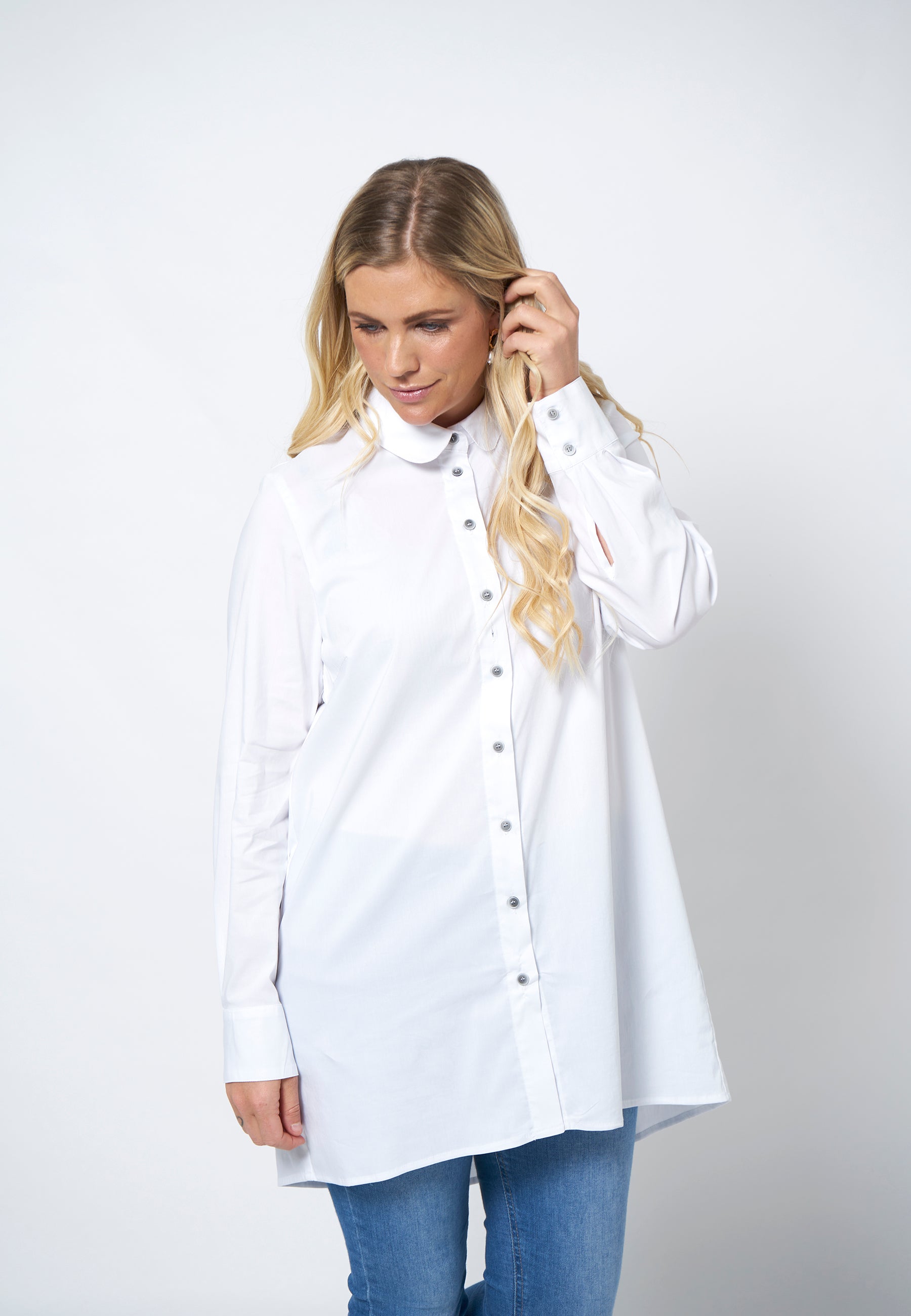 SHIRTMAKER SHJennifer Lou Skjortebluser 006 White