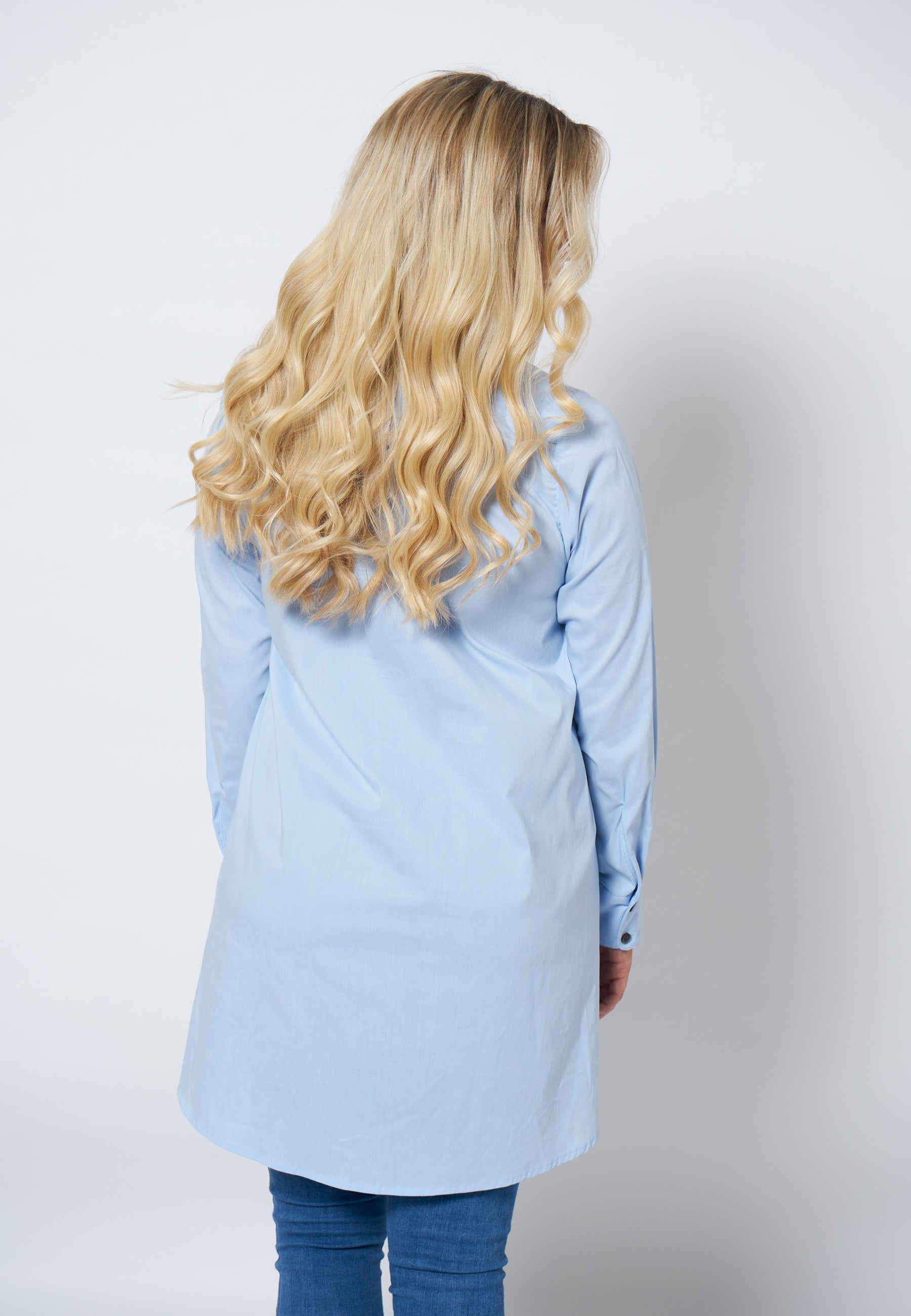 SHIRTMAKER SHJennifer Lou Skjortebluser 007 Light Blue