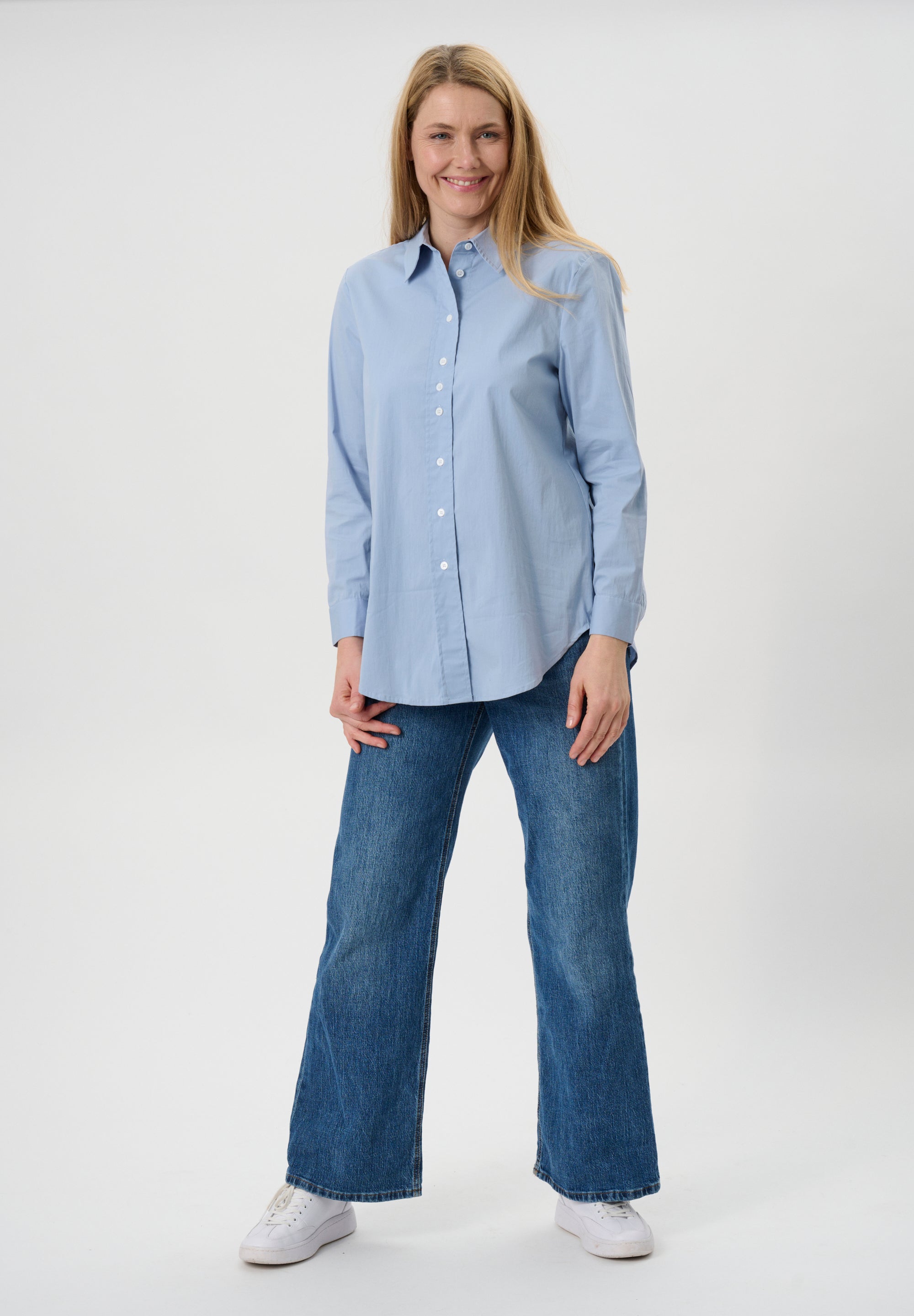 SHIRTMAKER SHJohanne Skjortebluser 5200 Forever Blue