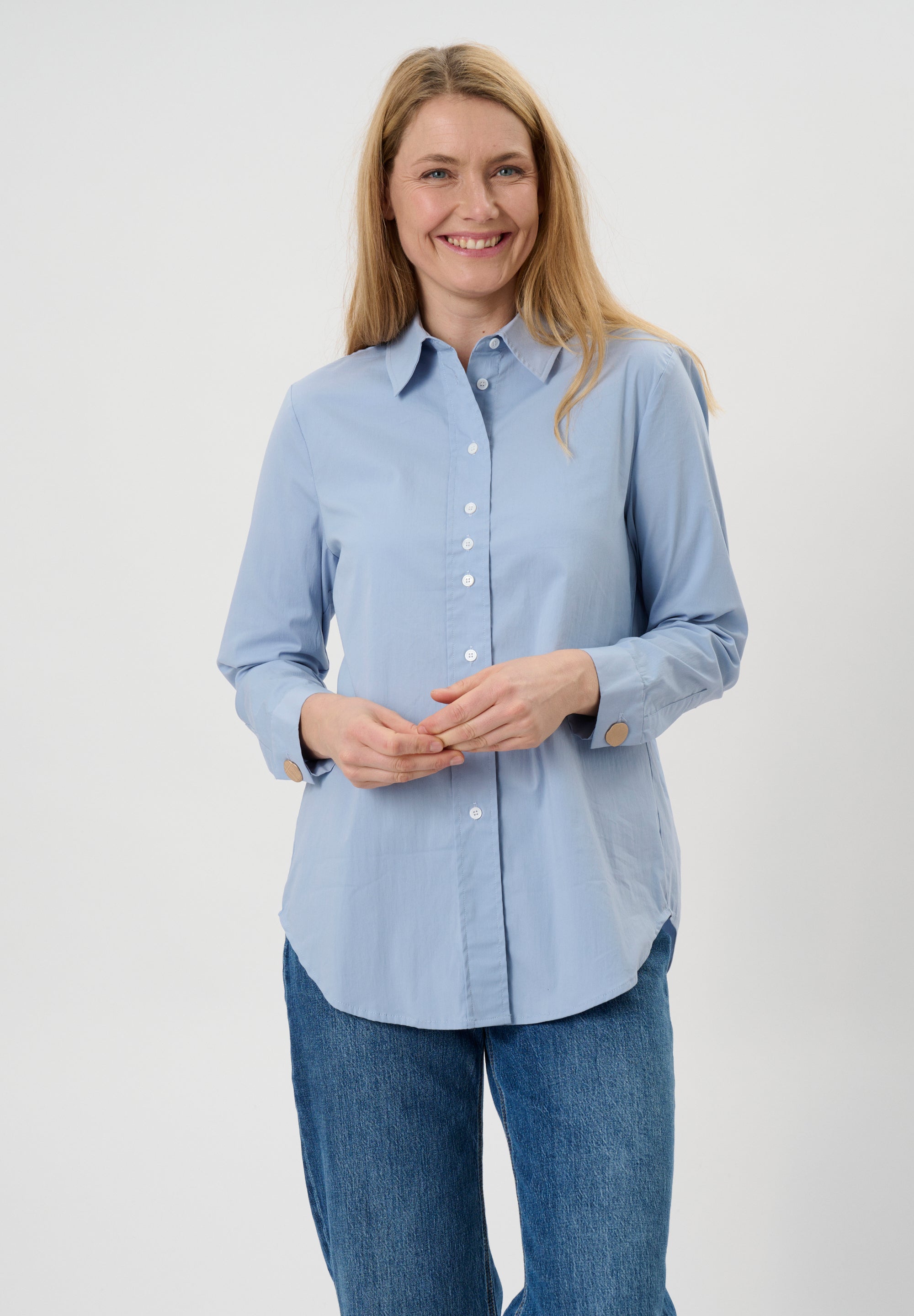 SHIRTMAKER SHJohanne Skjortebluser 5200 Forever Blue