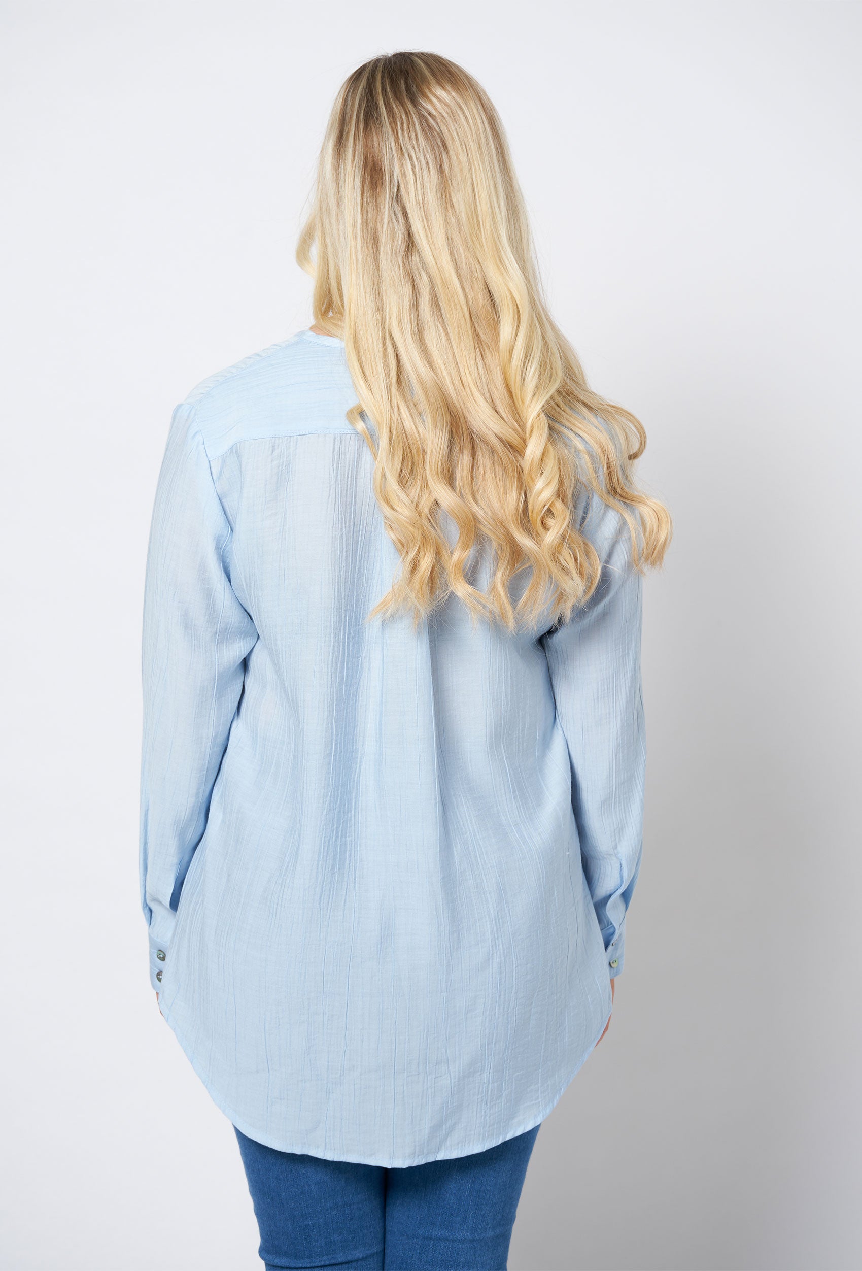 SHIRTMAKER SHRita Skjortebluser 007 Light Blue