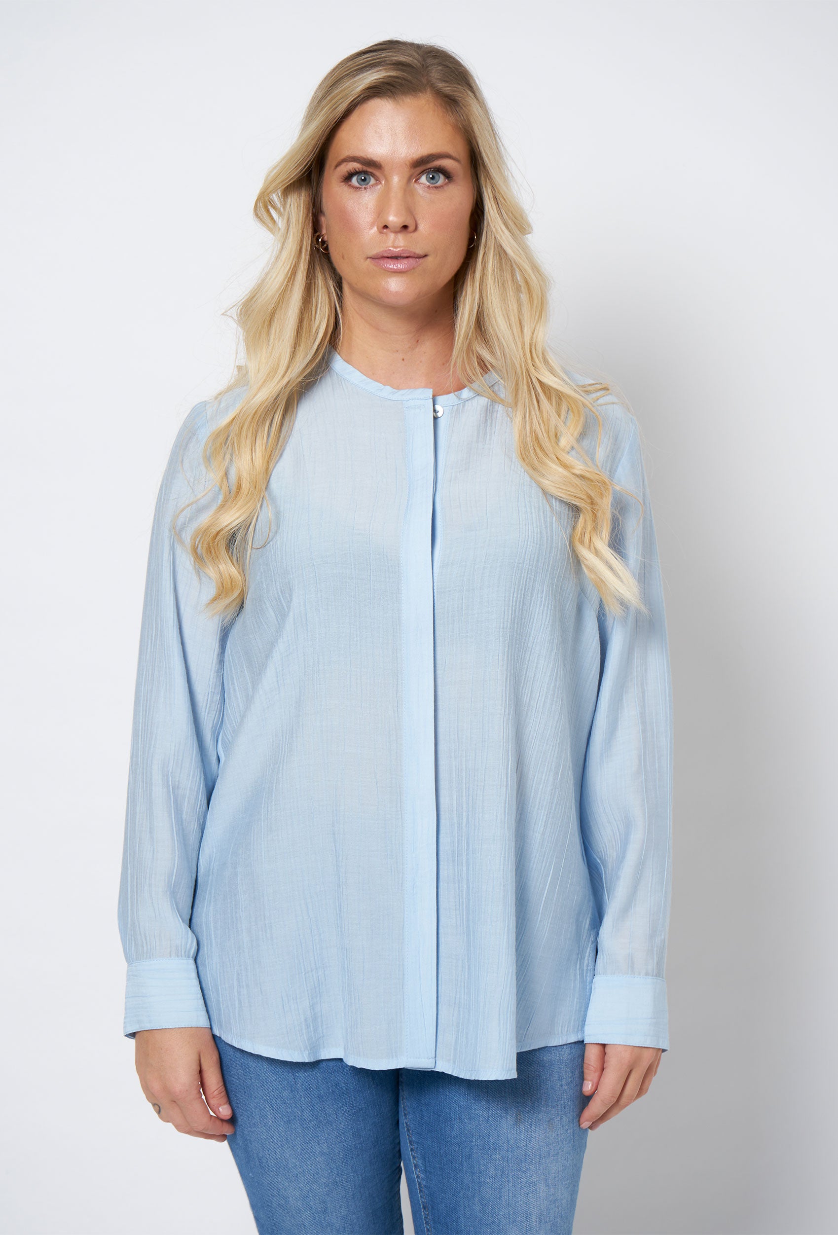 SHIRTMAKER SHRita Skjortebluser 007 Light Blue