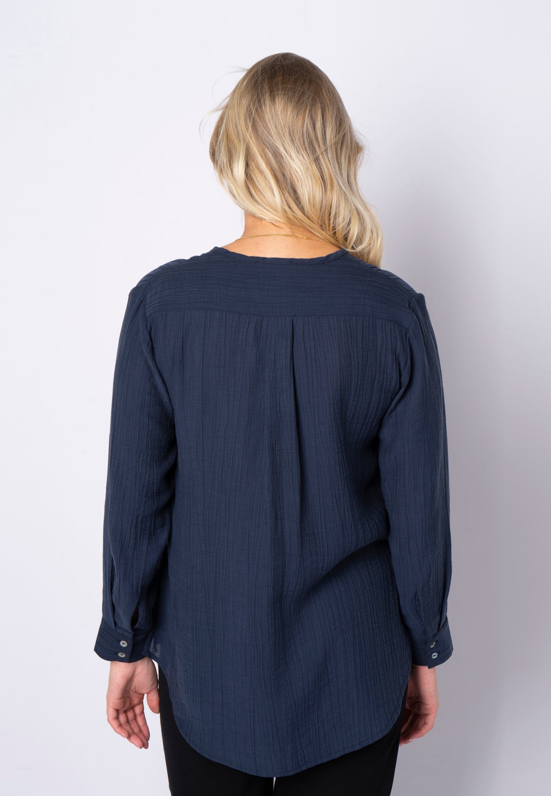SHIRTMAKER SHRita Skjortebluser 009 Navy blue