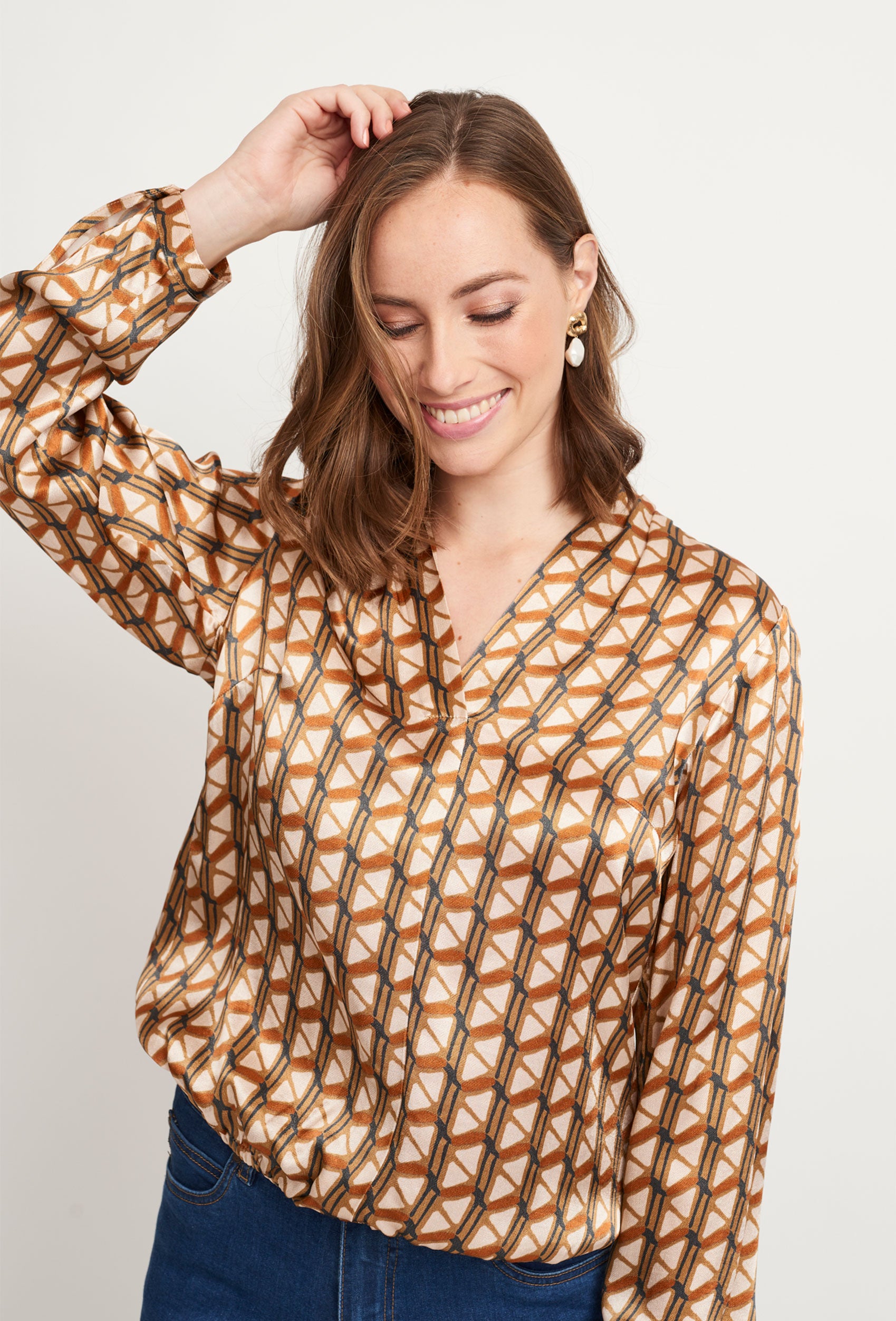 SHIRTMAKER SHRuna Skjortebluser 800 Golden