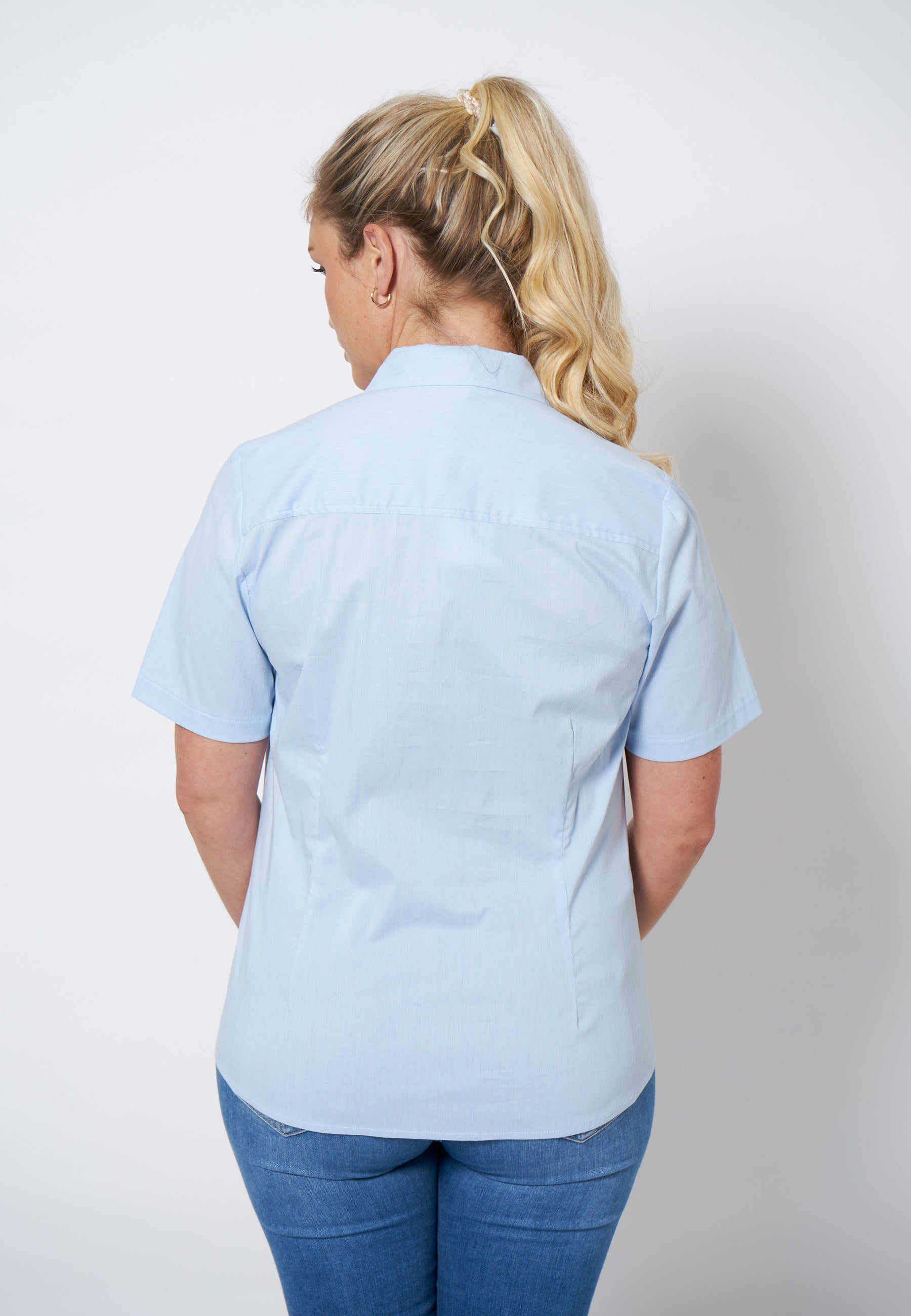 SHIRTMAKER SHShila Skjortebluser 007 Light Blue