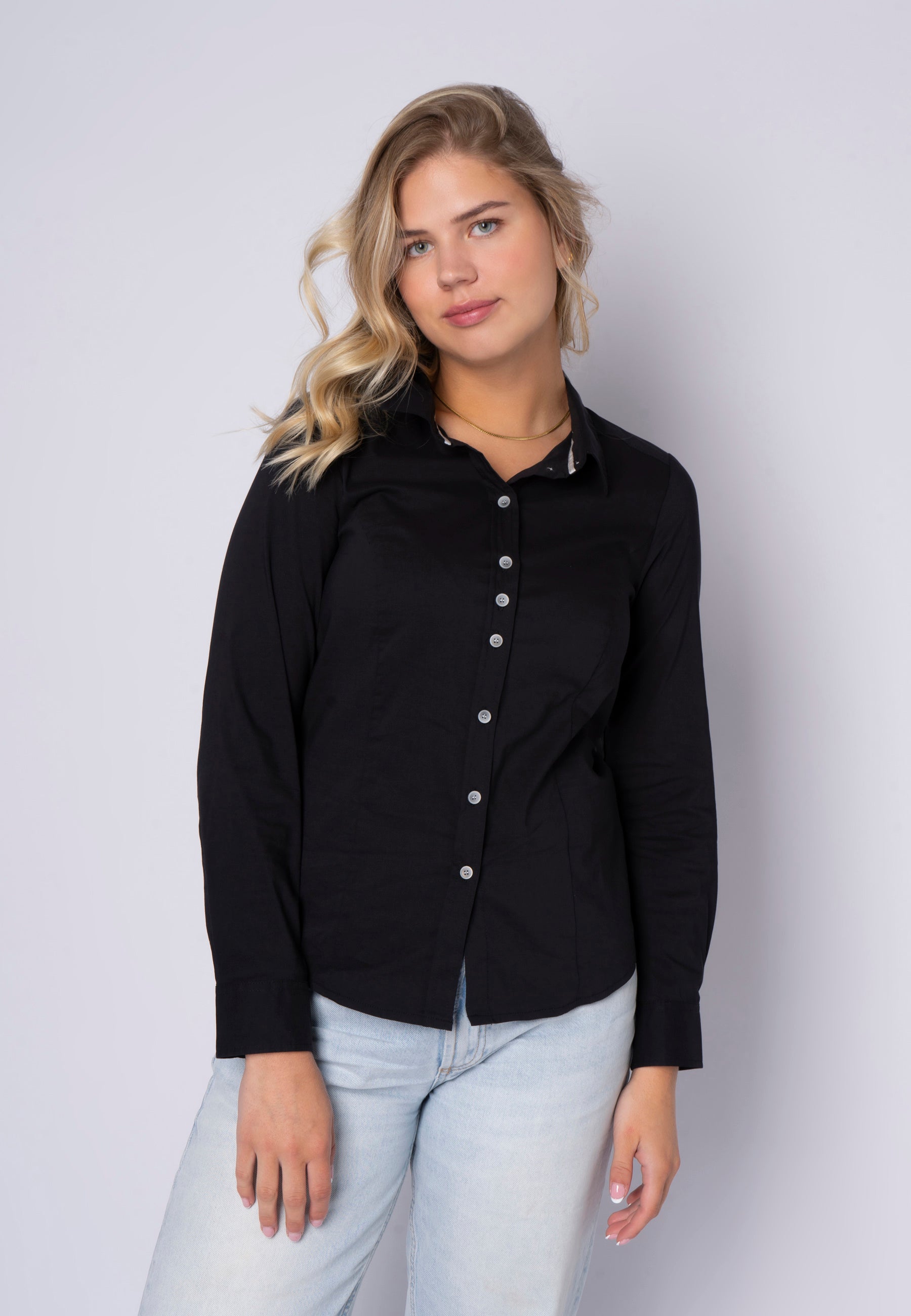 SHIRTMAKER SHShirley Skjortebluser 005 Black