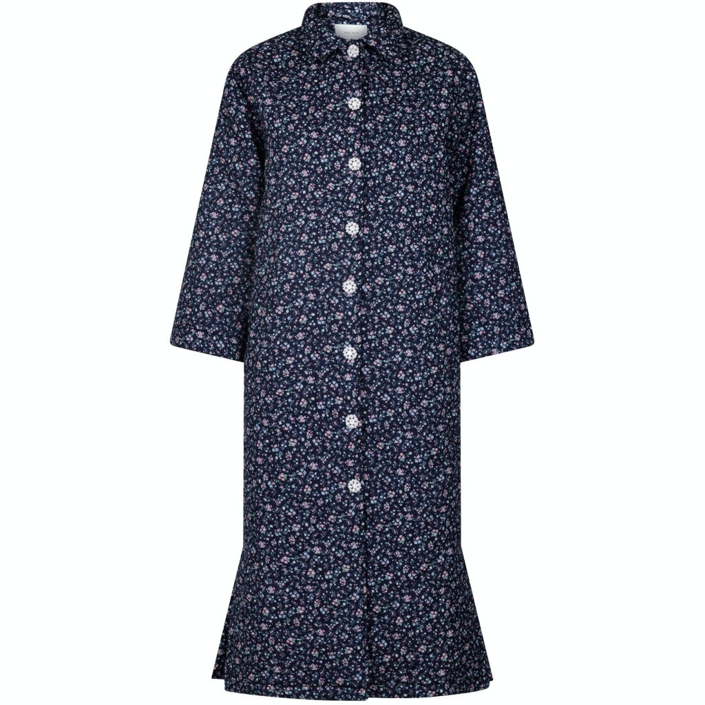 Neo Noir Salli rhapsody coat Jacket Navy