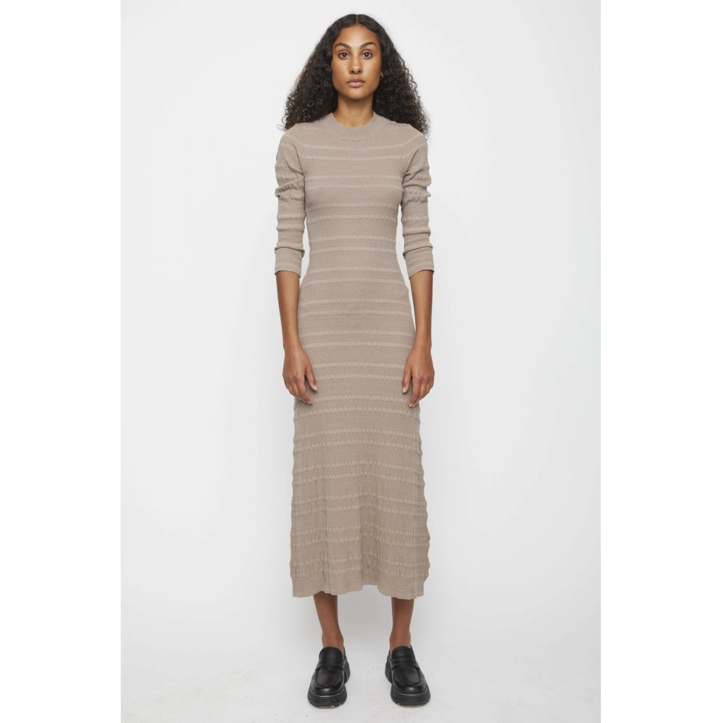 Just Female Sanya knit maxi dress Dress Fungi