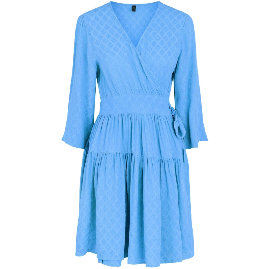 Y.A.S Sepi 3/4 wrap dress Dress Parisian blue