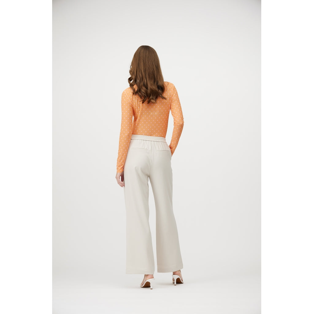 A-View Silke mesh blouse Skjorter og bluser Orange
