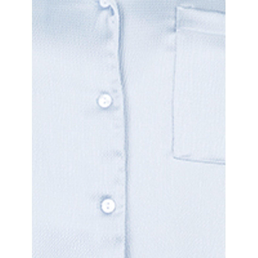 Neo Noir Sille crepe satin shirt Skjorter og bluser Light blue