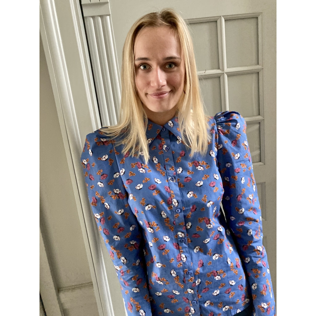 Custommade Tabita shirt Skjorter og bluser Dutch blue