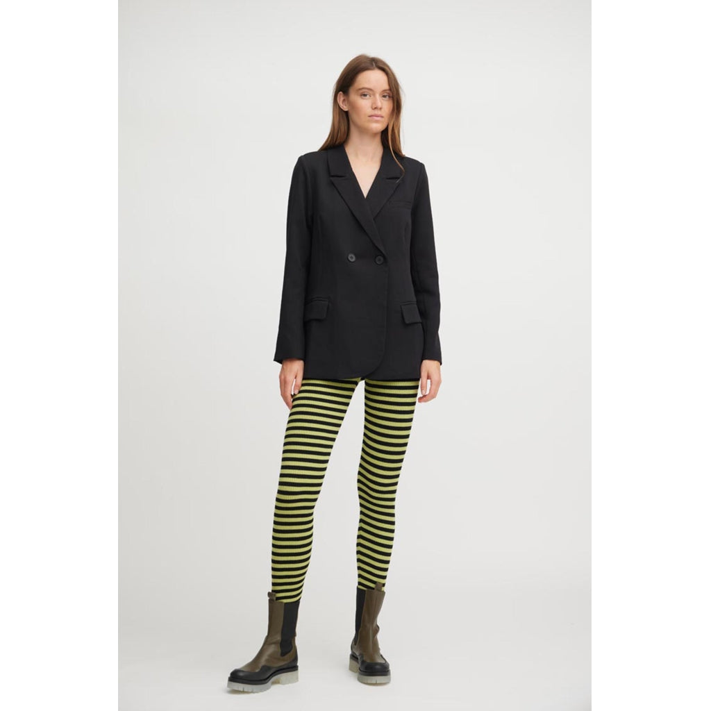 A-View Violet knit pant Leggings Black/green