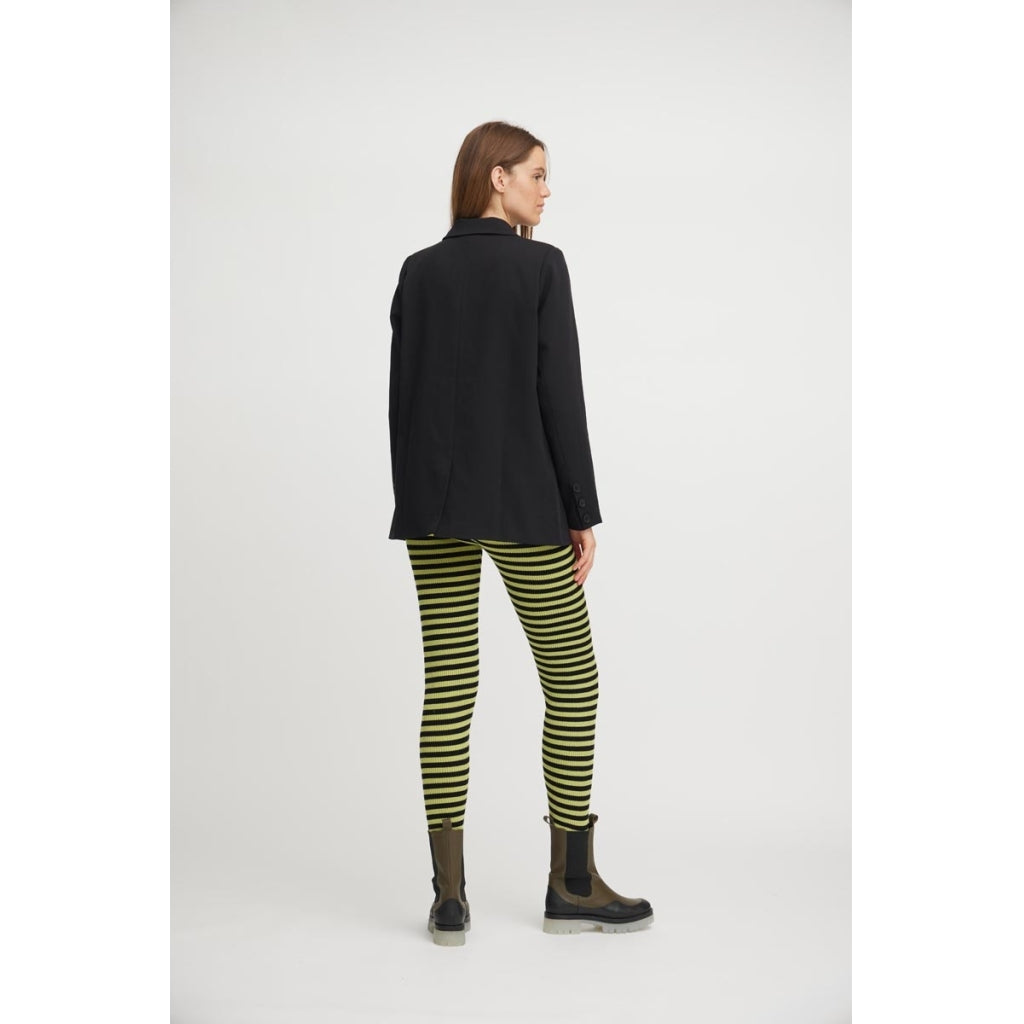 A-View Violet knit pant Leggings Black/green