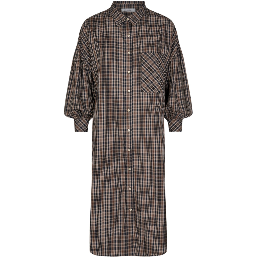 Co'couture Yates check shirt dress Dress Navy