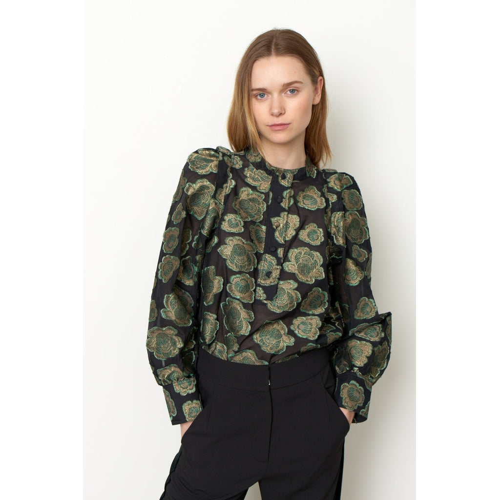 Second Female Yella blouse Skjorter og bluser Castor grey