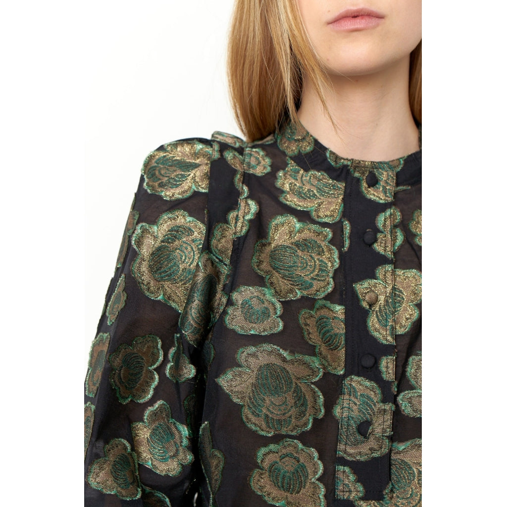 Second Female Yella blouse Skjorter og bluser Castor grey