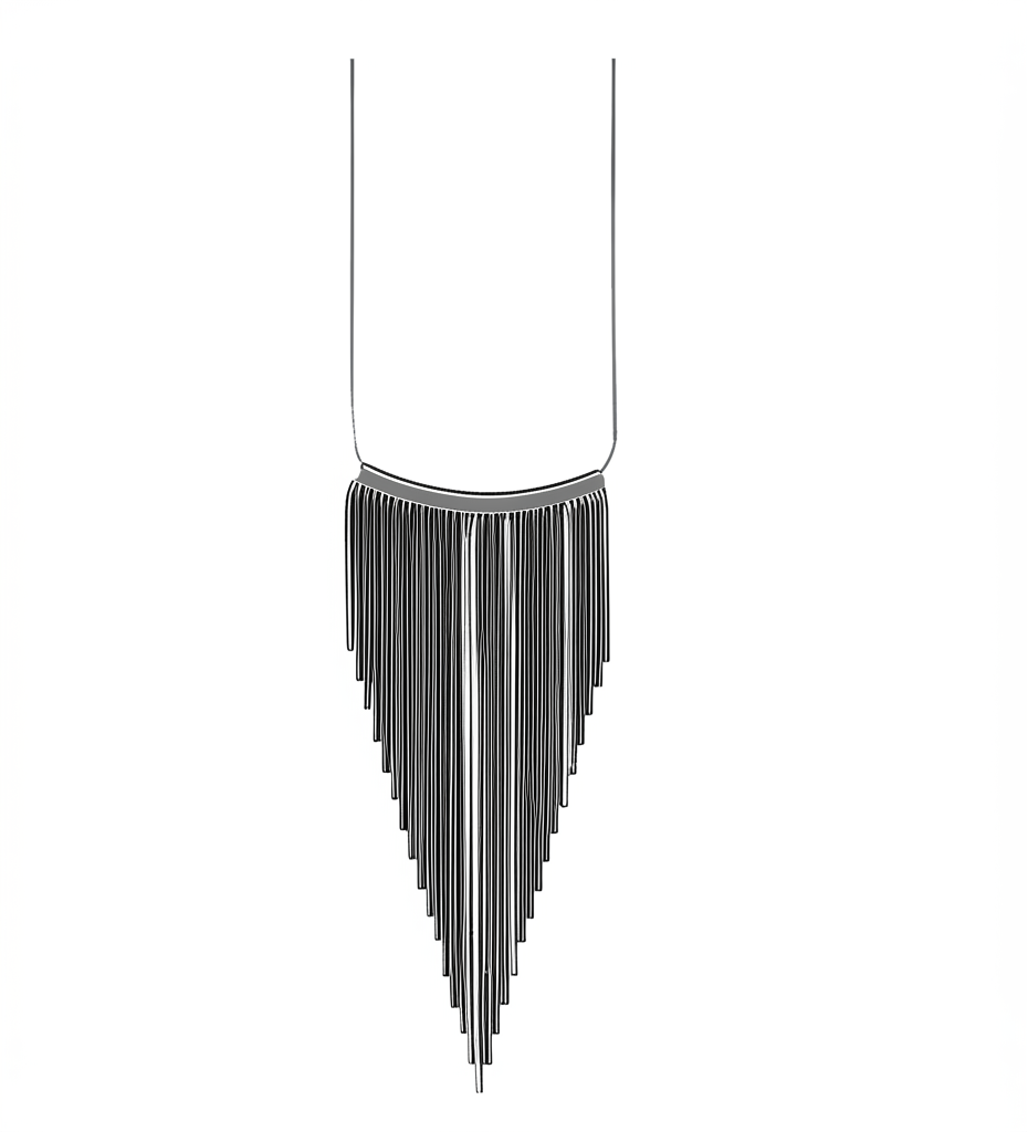 Dansk smykkekunst - halskæde - 9H9017, elegant og tidløs design.