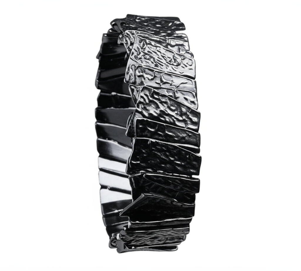 Dansk smykkekunst armbånd - 7C5318 i sterling sølv.